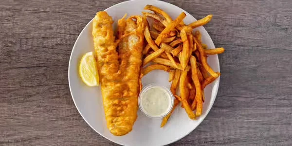 Battered pickerel at Jackson Heights, Winnipeg