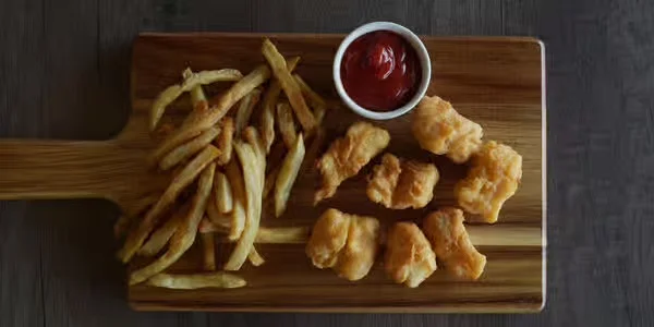 Fish bites and chips at Jackson Heights Fish & Chips, Winnipeg