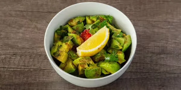 Fresh Jackson Salad with avocado at Jackson Heights Fish & Chips, Winnipeg
